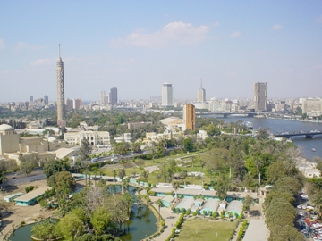 This photo - a bird's eye view of Cairo, Egypt - was taken by photographer Samantha Villagran from Mexico.